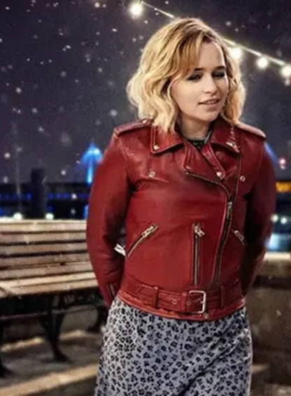 Katarina Andrich Last Christmas Red Jacket