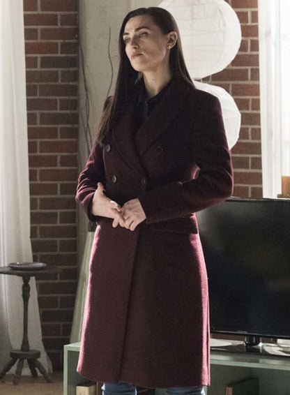 Katie McGrath Supergirl Wool Coat