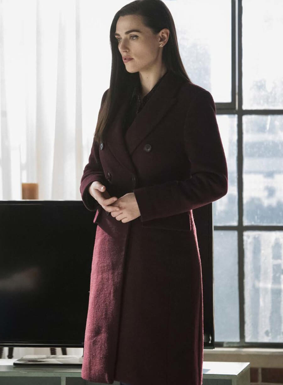 Katie McGrath Supergirl Wool Coat