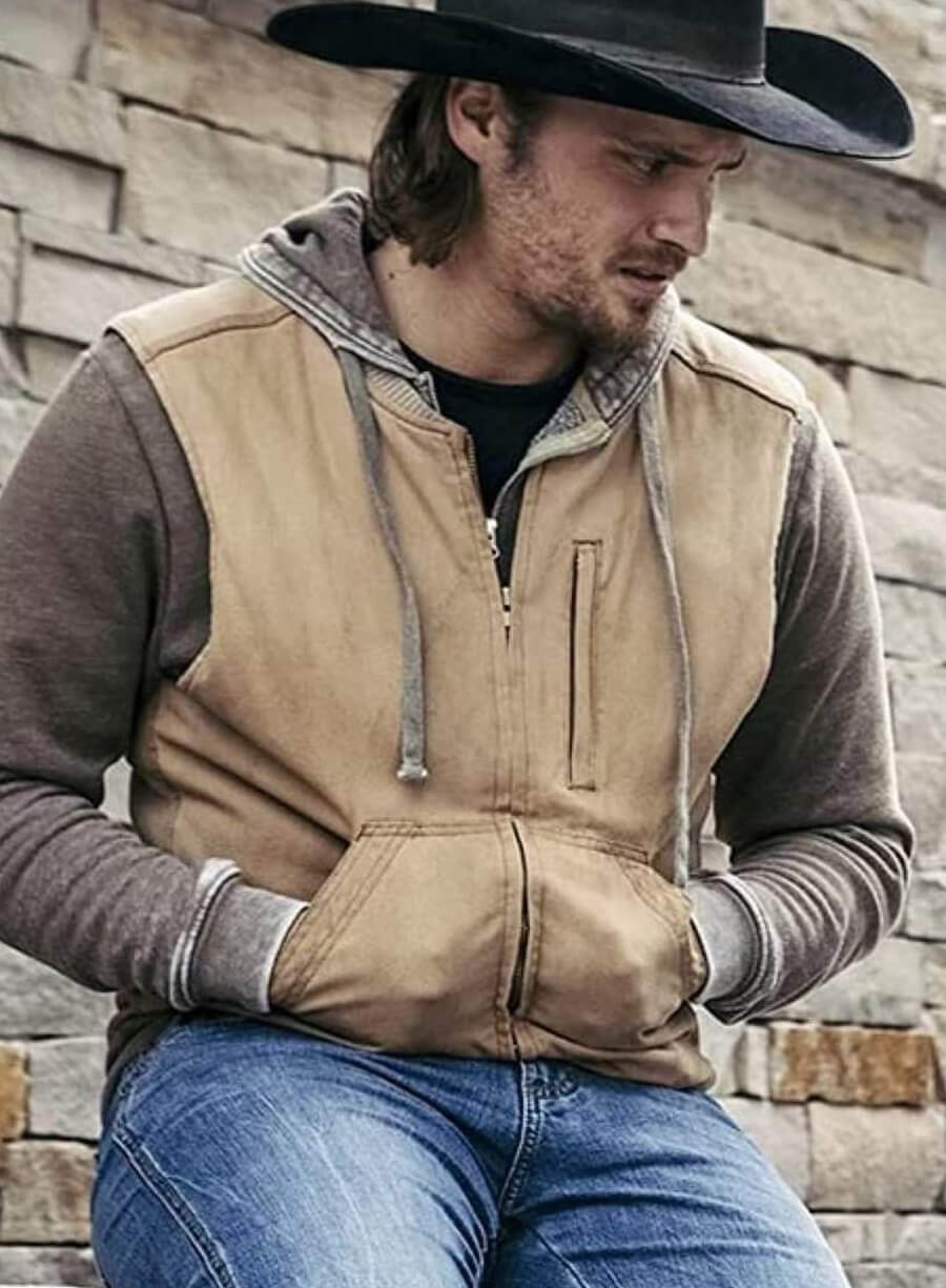 Kayce Dutton Yellowstone Beige Vest