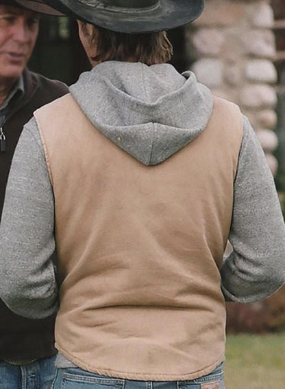 Kayce Dutton Yellowstone Beige Vest