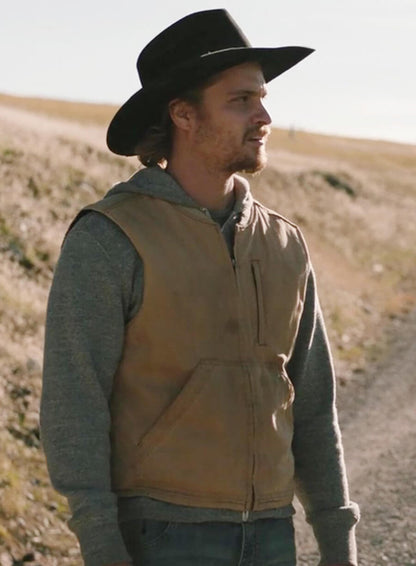 Kayce Dutton Yellowstone Beige Vest