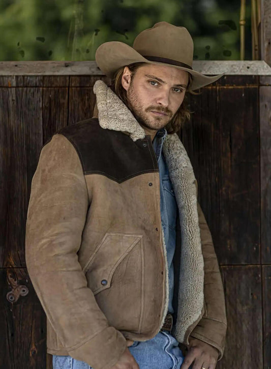 Kayce Dutton Yellowstone Brown Suede Jacket