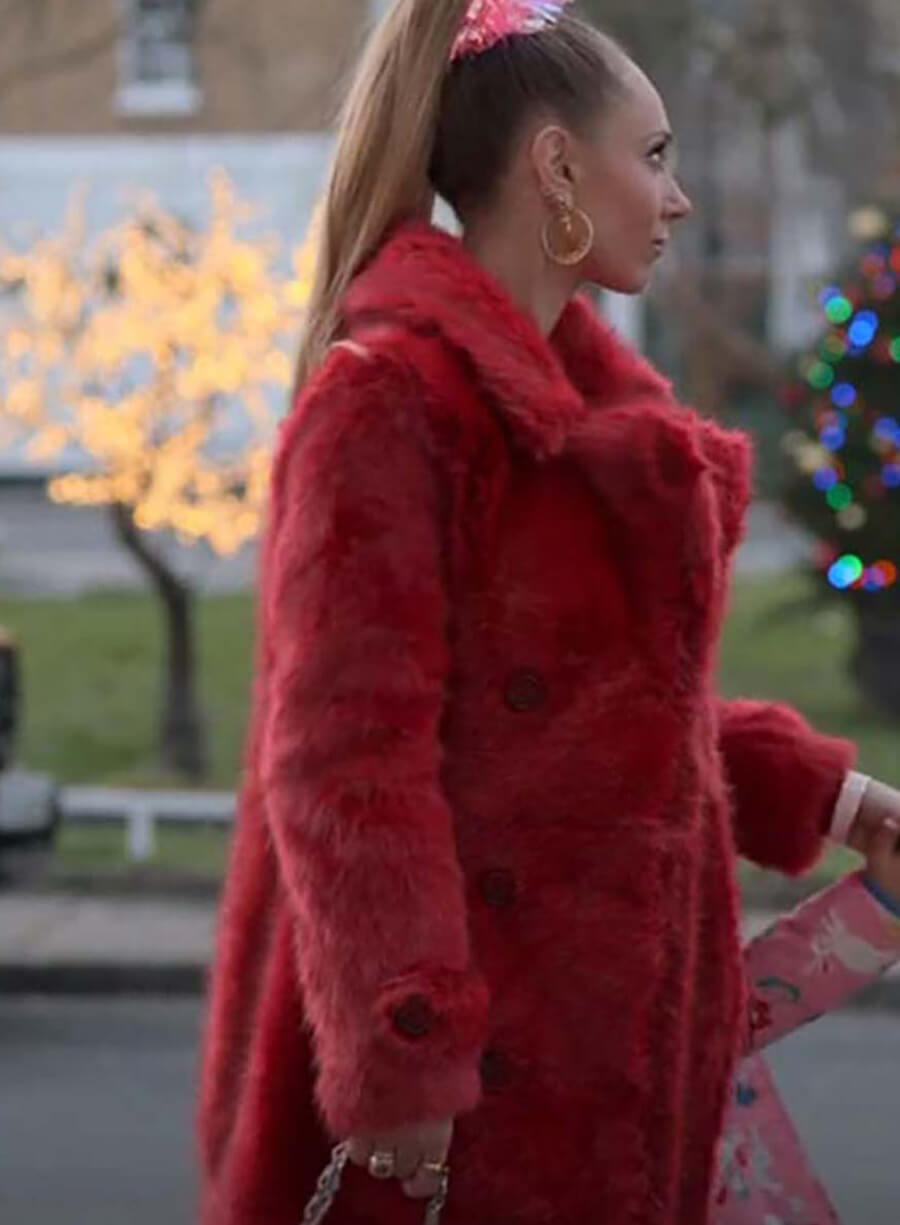 Keeley Jones Ted Lasso Fur Coat