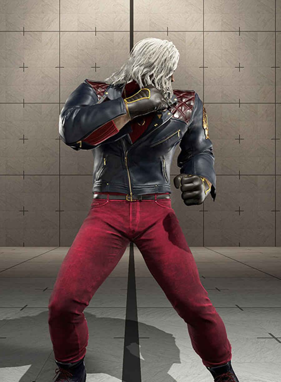 Ken Masters Street Fighter 6 Costume Biker Jacket