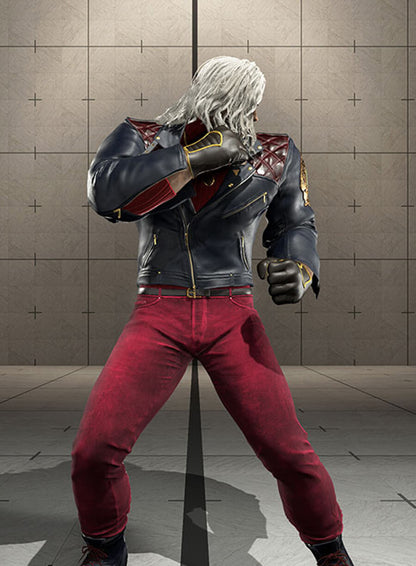 Ken Masters Street Fighter 6 Costume Biker Jacket