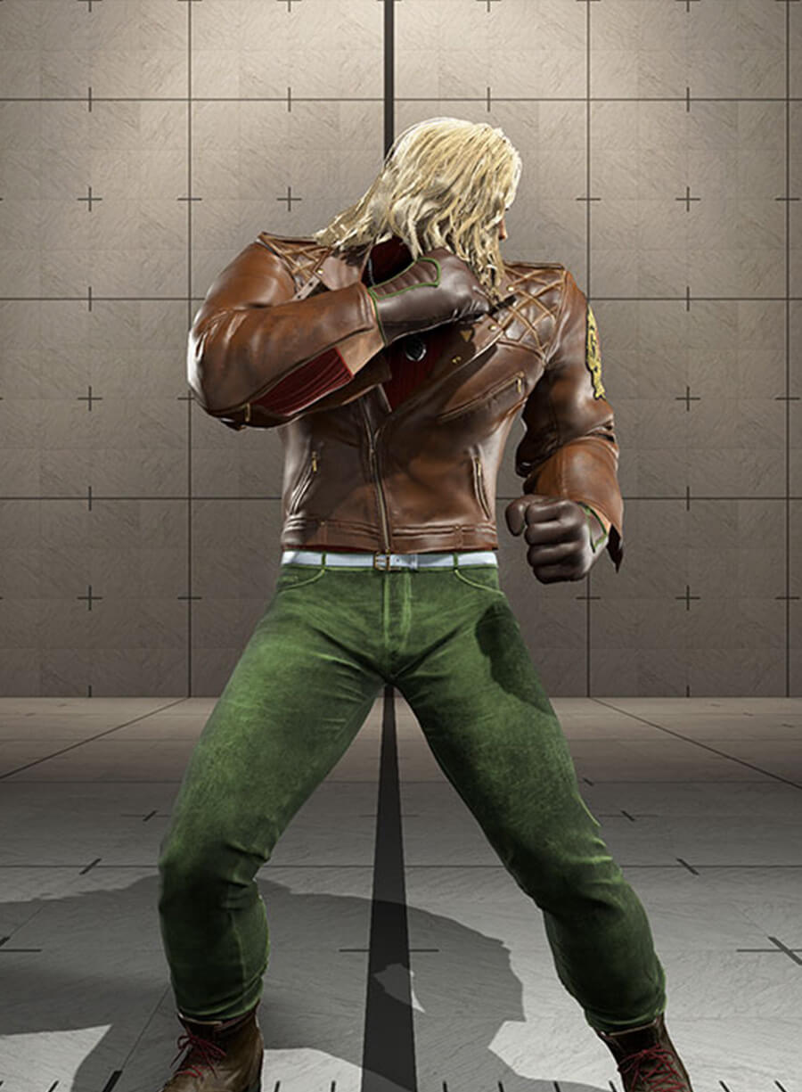 Ken Masters Street Fighter 6 Costume Biker Jacket