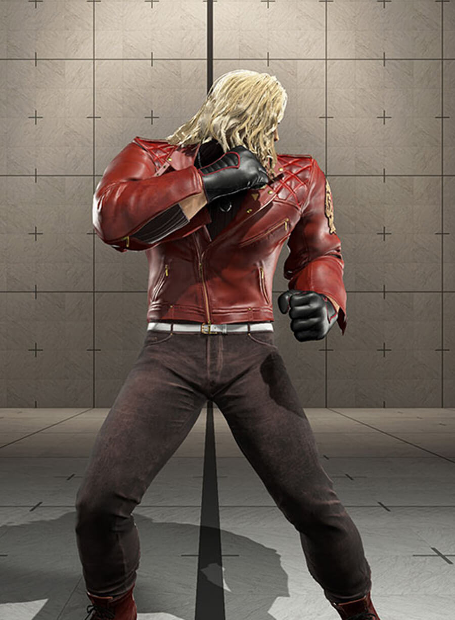 Ken Masters Street Fighter 6 Costume Biker Jacket
