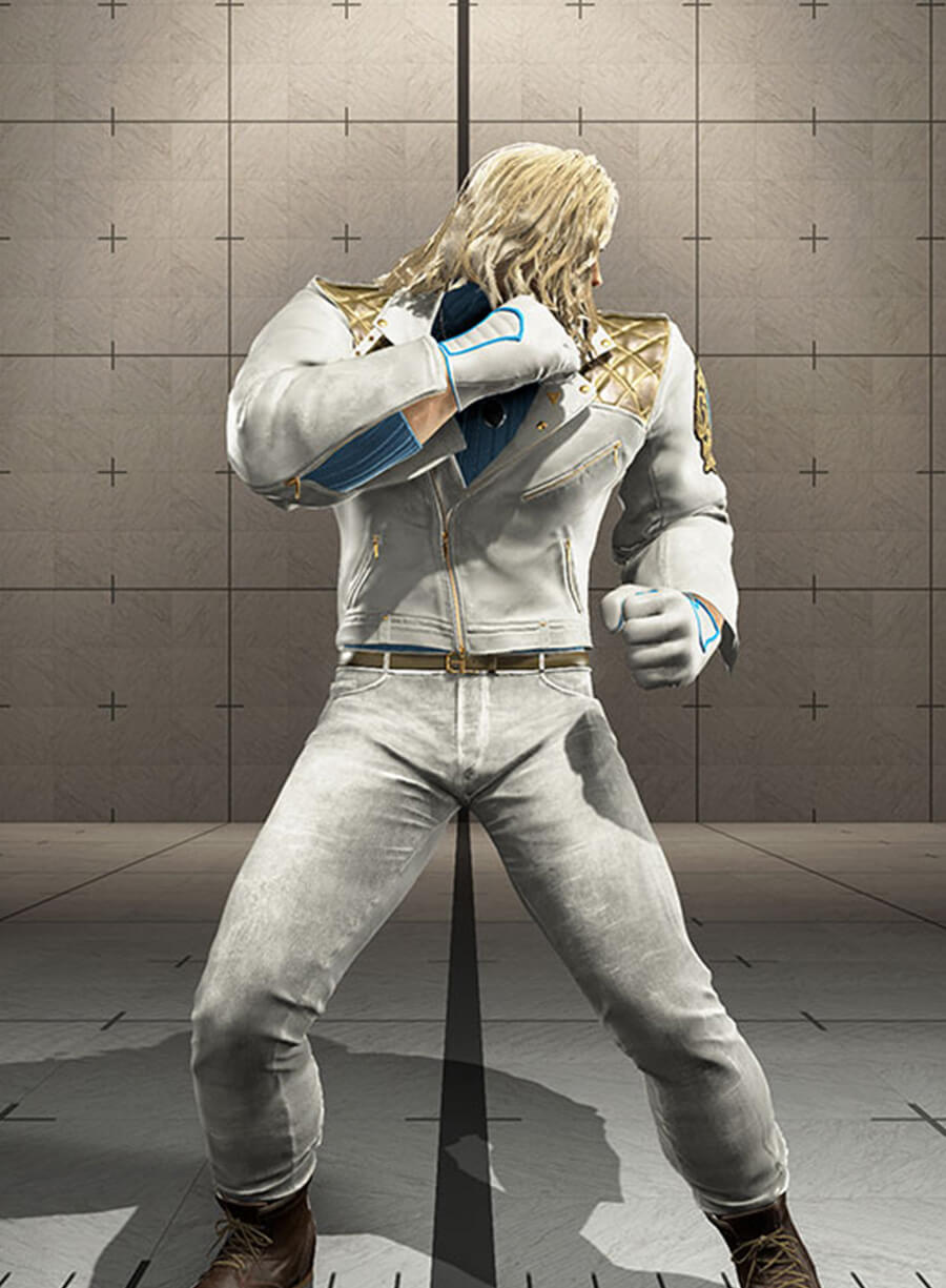 Ken Masters Street Fighter 6 Costume Biker Jacket