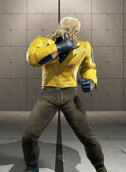 Ken Masters Street Fighter 6 Costume Biker Jacket