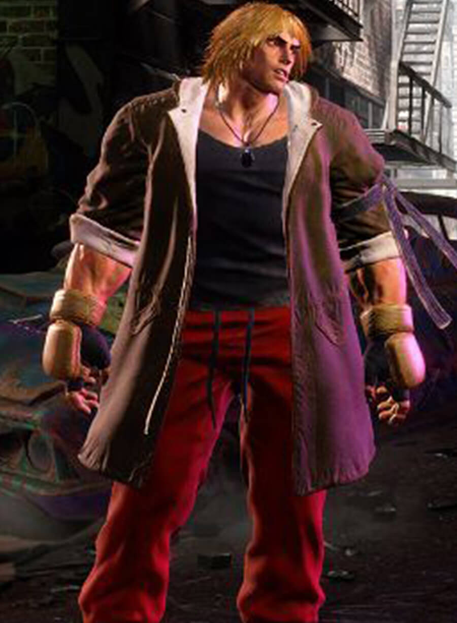 Ken Masters Street Fighter 6 Costume Coat