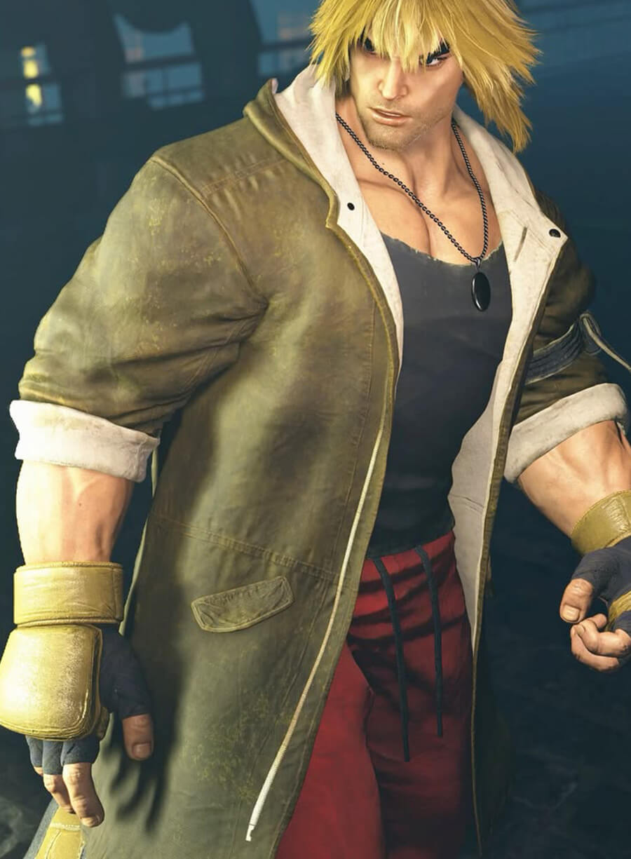 Ken Masters Street Fighter 6 Costume Coat