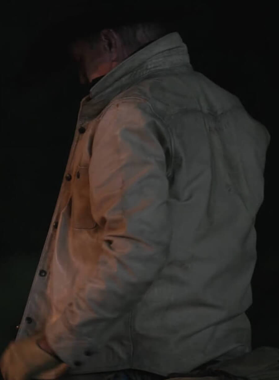 Kevin Costner Yellowstone S05 Leather Jacket