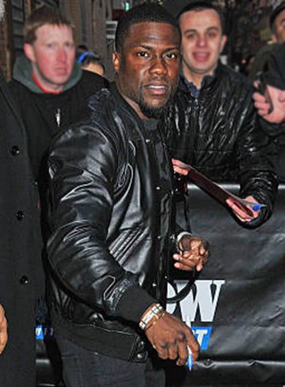 Kevin Hart Leather Varsity Jacket