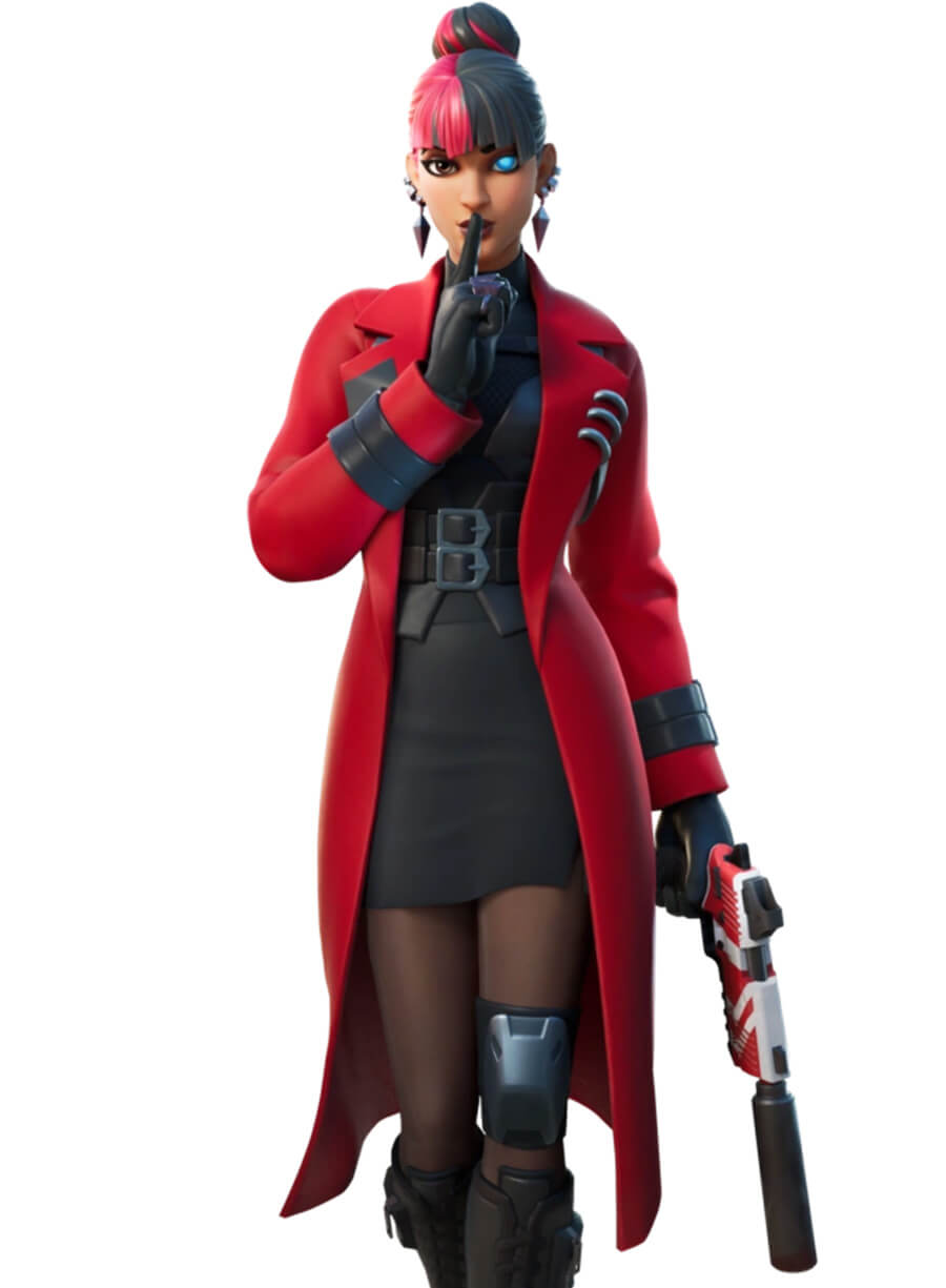 Kor Fortnite Red Leather Costume Coat