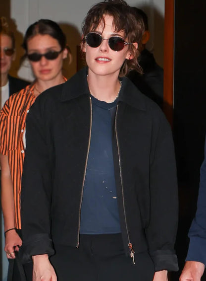 Kristen Stewart Cannes 2026 Bomber Jacket