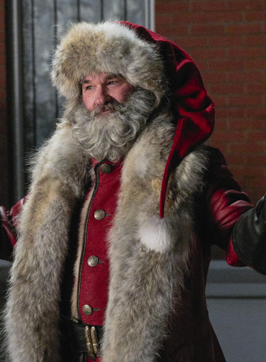 Kurt Russell The Christmas Chronicles Red Santa Coat