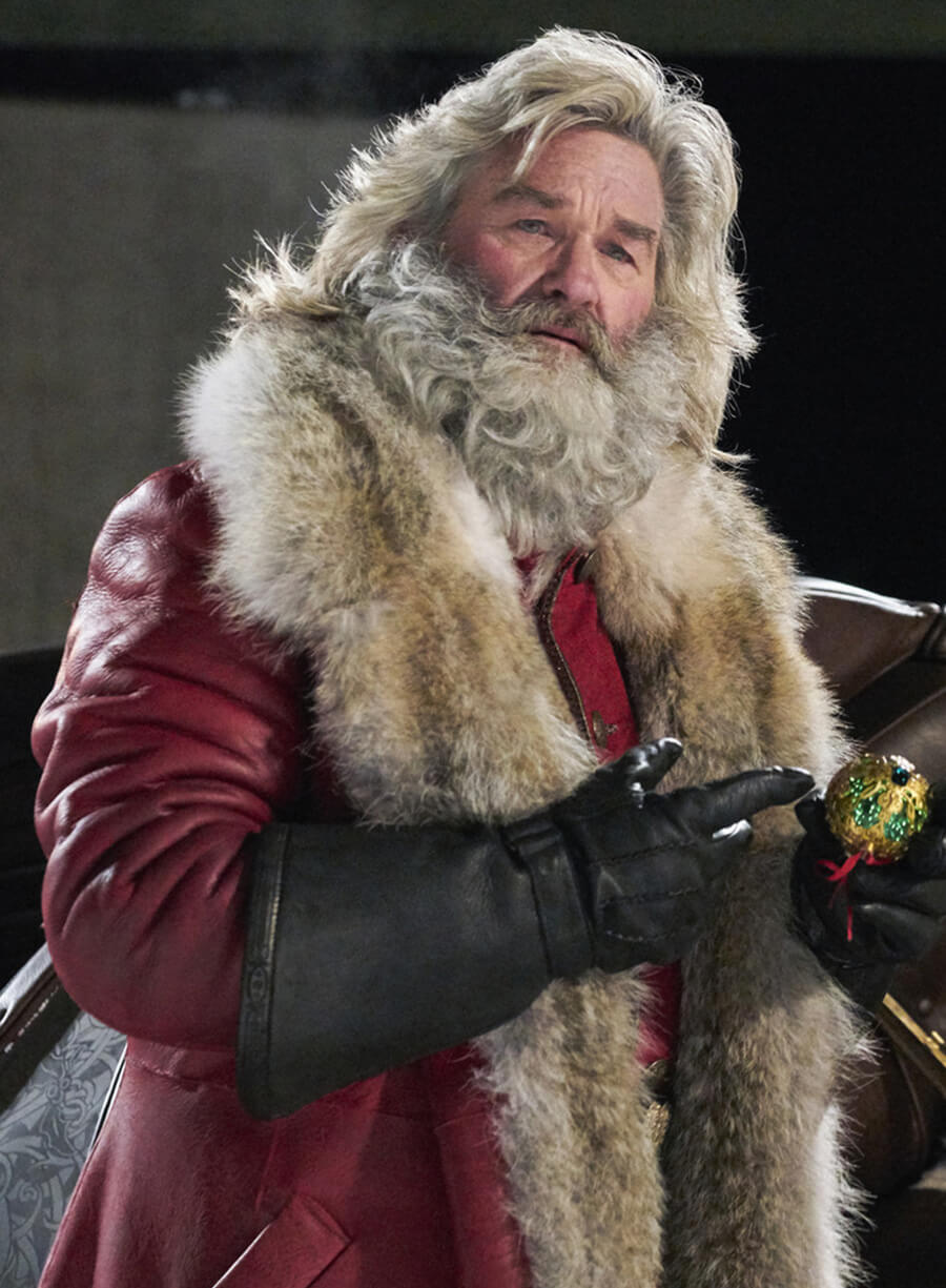 Kurt Russell The Christmas Chronicles Red Santa Coat