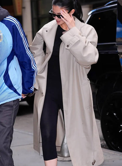 Kylie Jenner Fear of 13 Broadway Coat