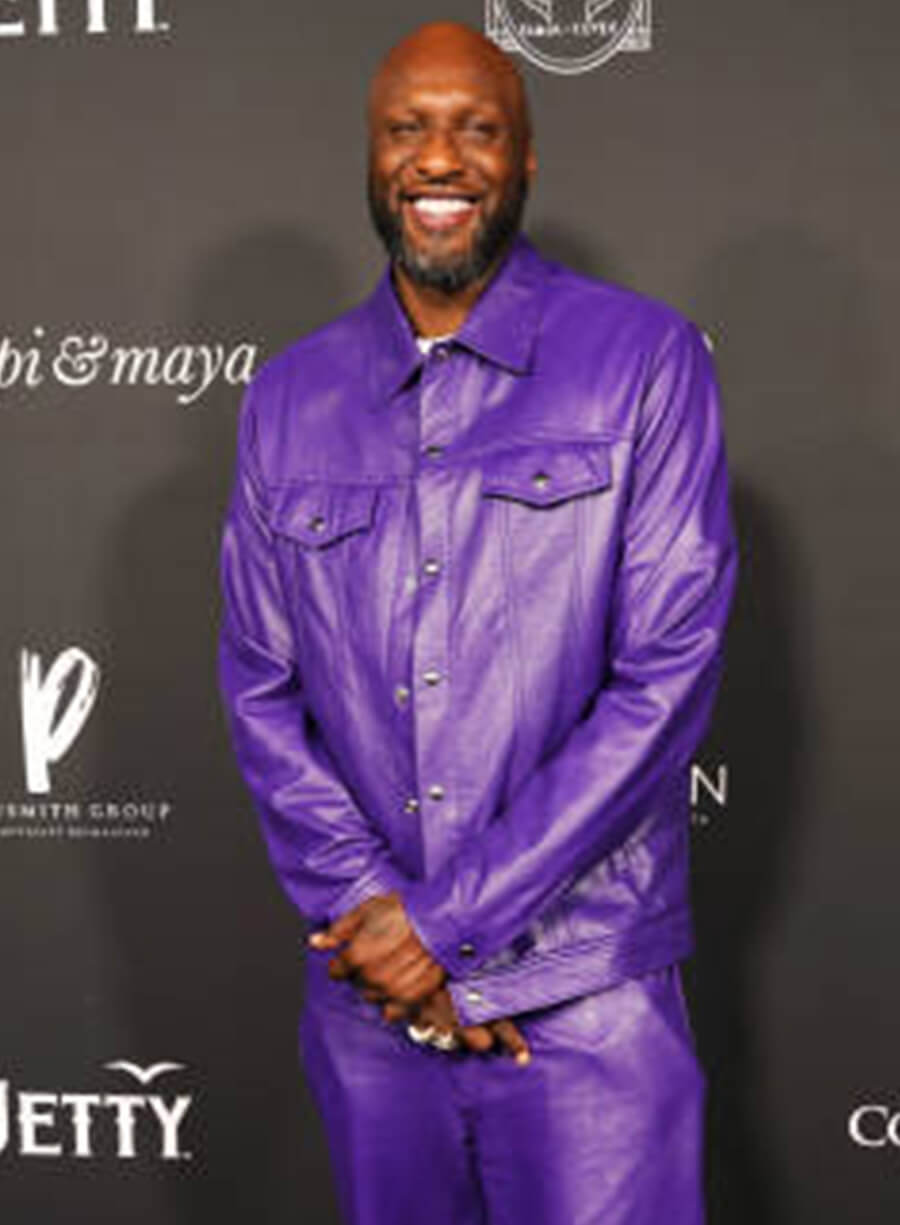 Lamar Odom A Night With Whoopi Leather Jacket