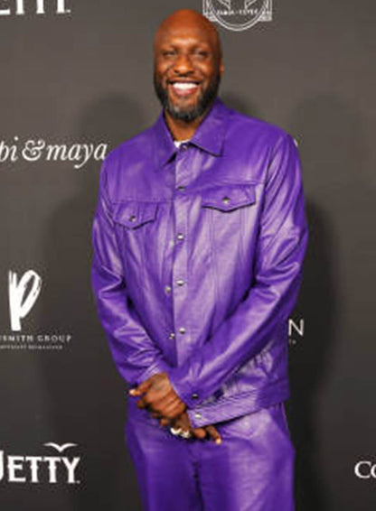 Lamar Odom A Night With Whoopi Leather Jacket
