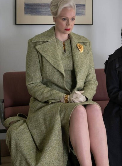 Larissa Weems Wednesday Green Coat
