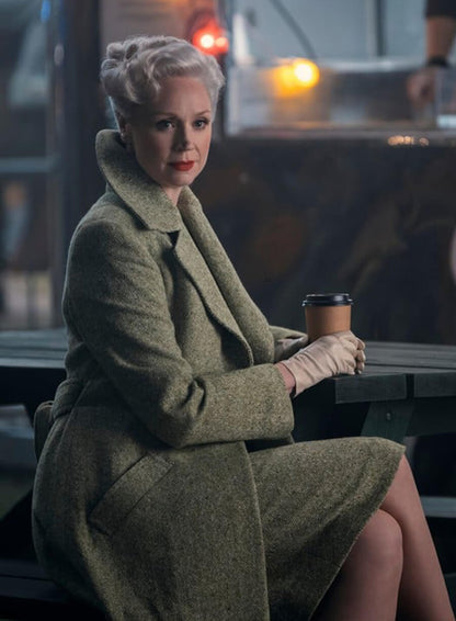 Larissa Weems Wednesday Green Coat