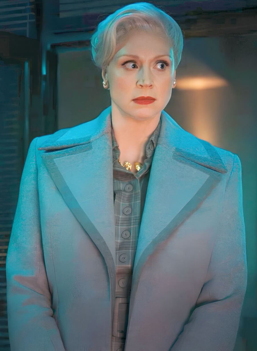 Larissa Weems Wednesday Grey Coat