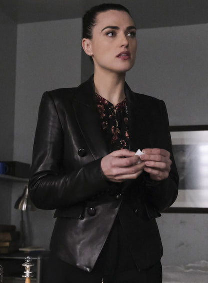 Lena Luthor Supergirl Black Leather Blazer