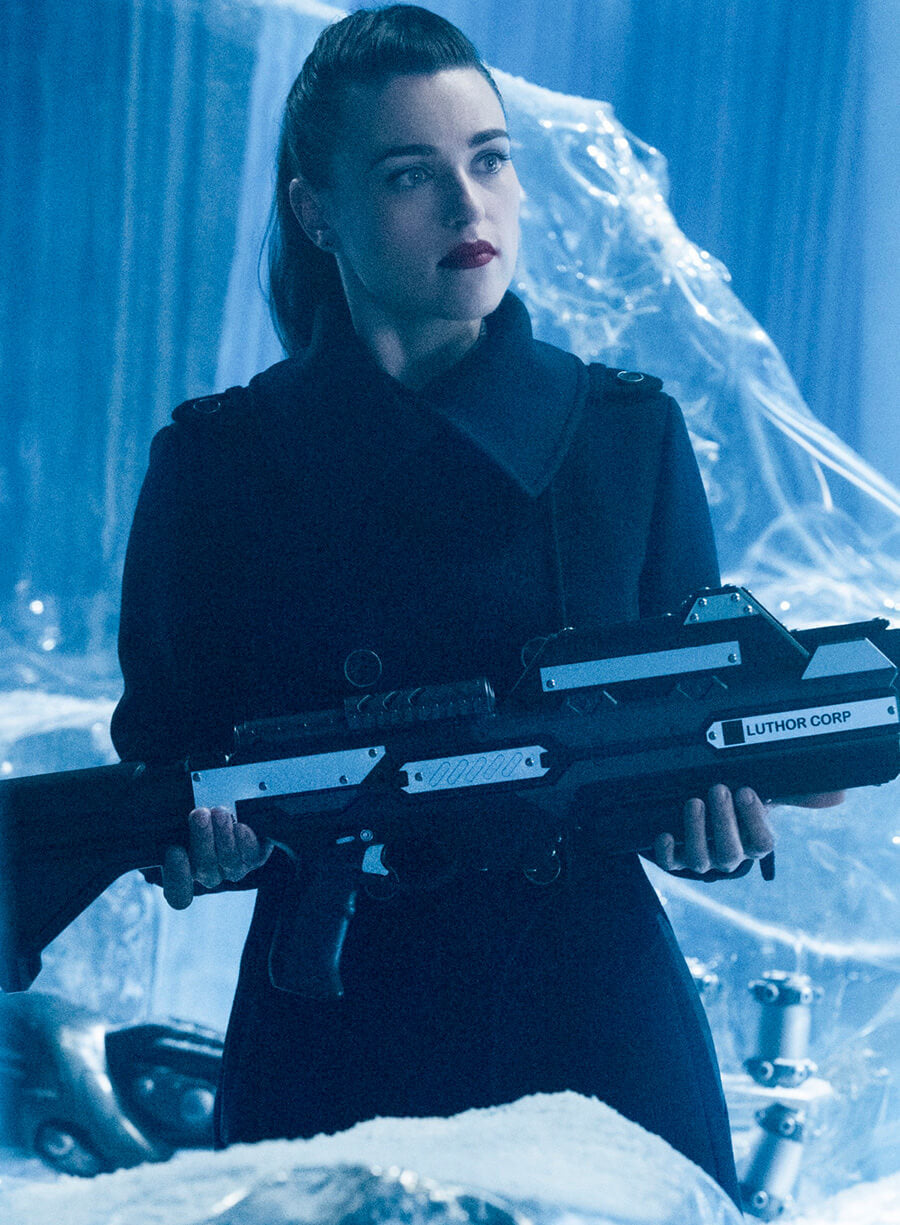 Lena Luthor Supergirl S05 Black Coat