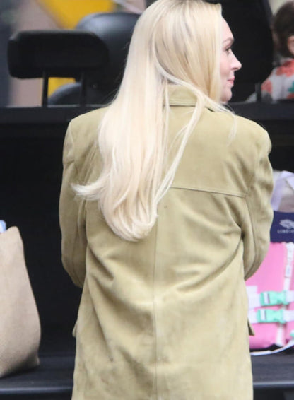 Lindsay Lohan Count My Lies Suede Blazer