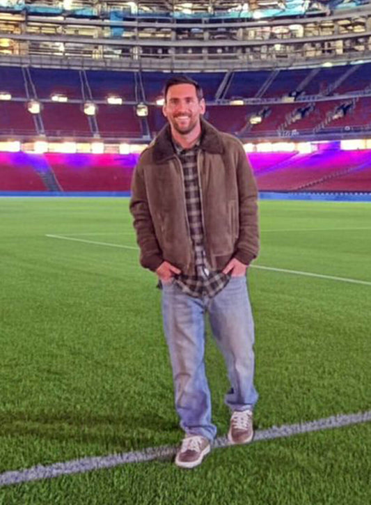 Lionel Messi Spotify Camp Nou Suede Jacket