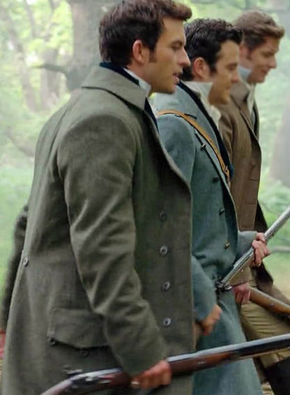 Lord Anthony Bridgerton Grey Trench Coat