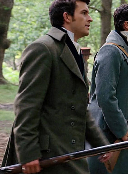 Lord Anthony Bridgerton Grey Trench Coat