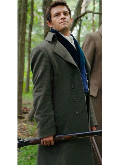 Lord Anthony Bridgerton Grey Trench Coat