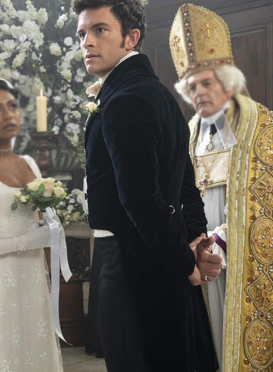 Lord Anthony Bridgerton S02 Black Tailcoat