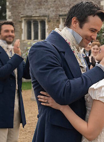 Luke Thompson Bridgerton S04 Blue Tailcoat