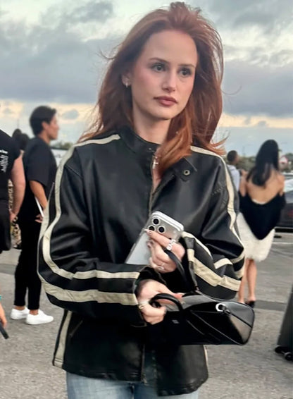 Madelaine Petsch Ariana Grande Concert Leather Jacket