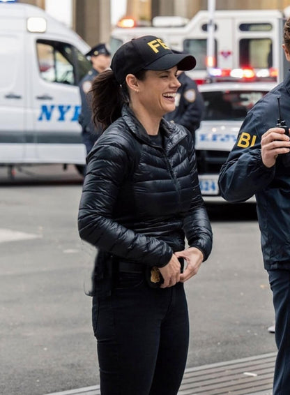 Maggie Bell CIA 2026 Black Puffer Jacket