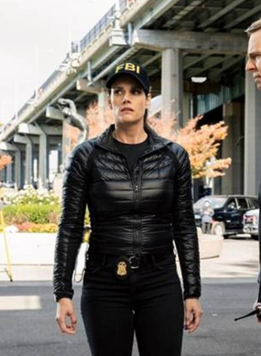 Maggie Bell CIA 2026 Black Puffer Jacket