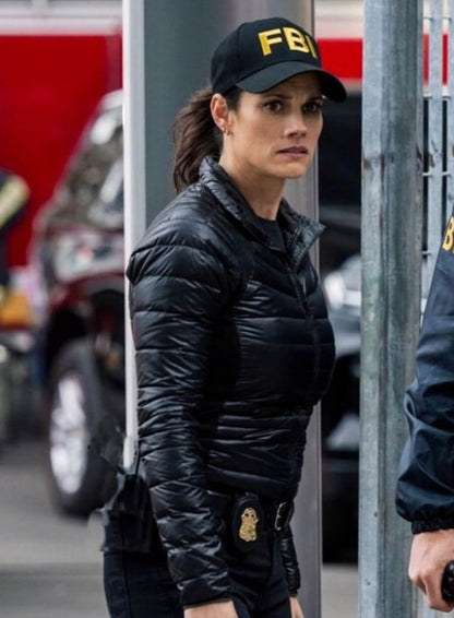 Maggie Bell CIA 2026 Black Puffer Jacket