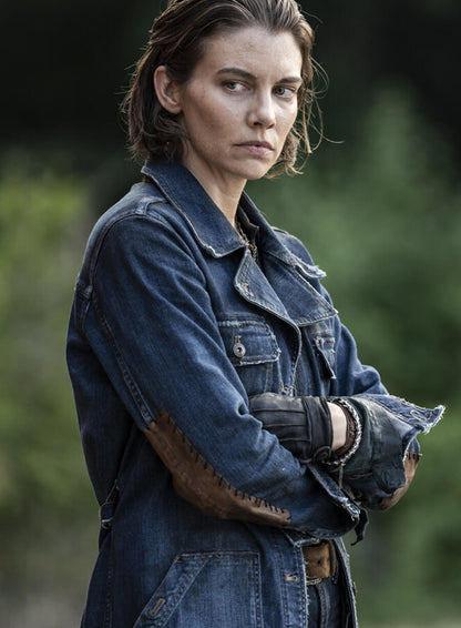 Maggie Greene The Walking Dead: Dead City Denim Coat