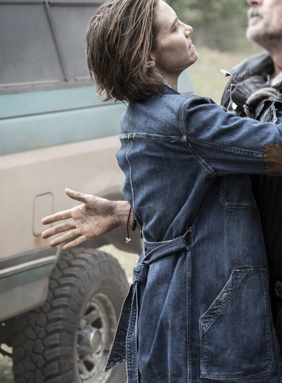 Maggie Greene The Walking Dead: Dead City Denim Coat