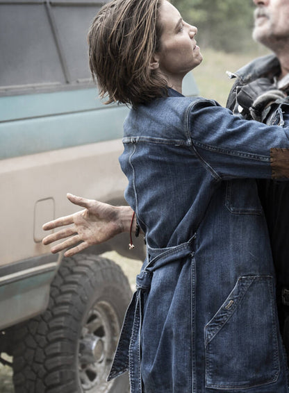 Maggie Greene The Walking Dead: Dead City Denim Coat