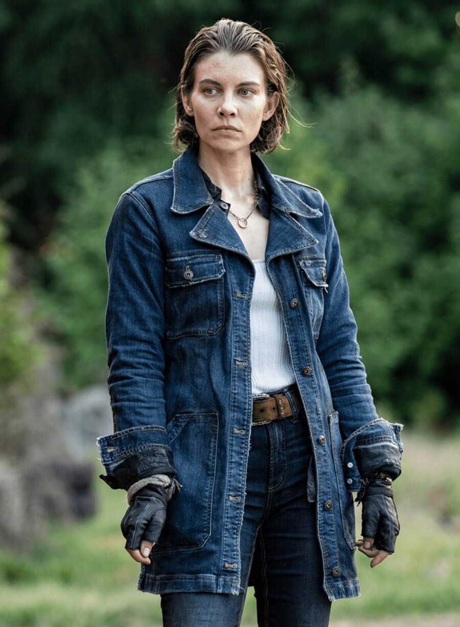Maggie Greene The Walking Dead: Dead City Denim Coat