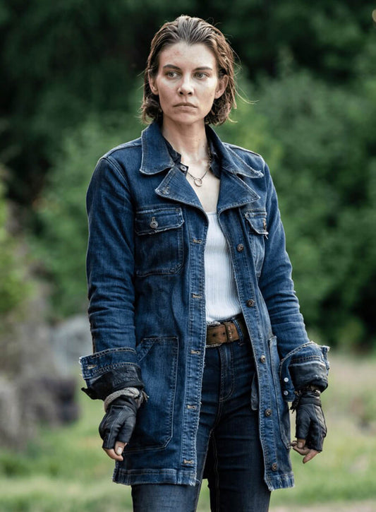 Maggie Greene The Walking Dead: Dead City Denim Coat
