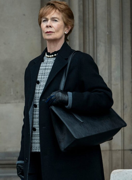 Margaret Roylin The Diplomat Black Coat