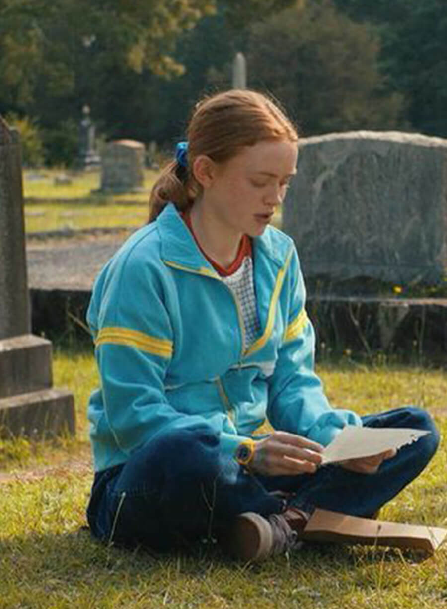 Max Mayfield Stranger Things S04 Blue Jacket