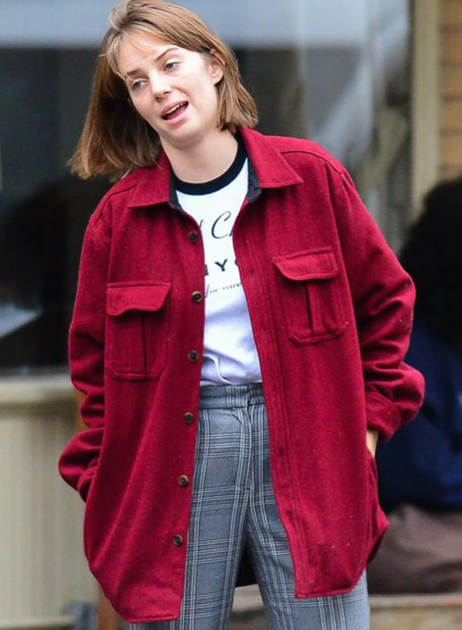 Maya Hawke Stranger Things Red Jacket