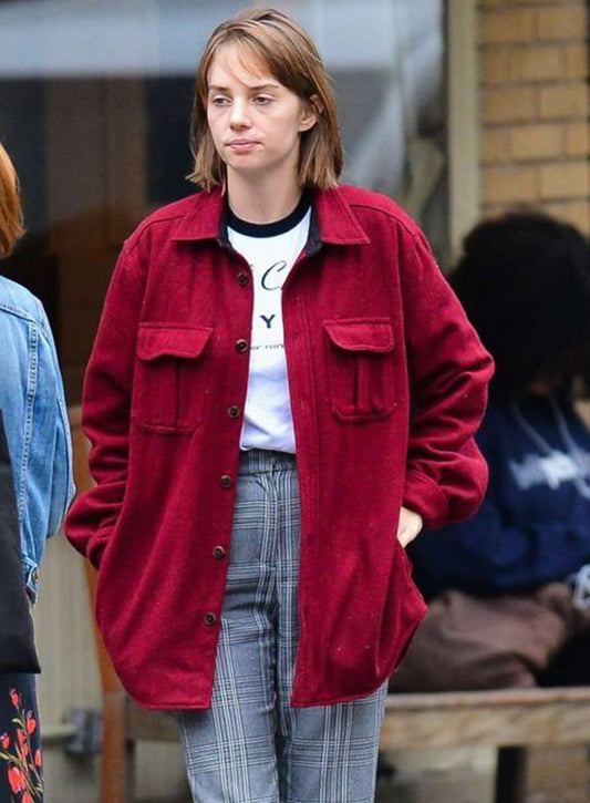 Maya Hawke Stranger Things Red Jacket